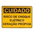Kit C/ 6 Placas Geração Própria Padrão Eneel Alumínio 25x18 