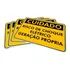 Kit C/ 6 Placas Geração Própria Padrão Eneel Alumínio 25x18 
