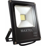Kit C/ 8 Refletor Holofote De Led Maxtel 20w Branco Bivolt