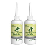 Kit C 02 Limpa Lagrimas Lavizoo Cães E Gatos 100ml