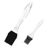 Kit C  02 Pincel Culinário De Silicone Para Untar Alimentos