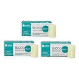 Kit C 03 Blocos De Cera Branco Micro Escultura Asfer C 10 Un