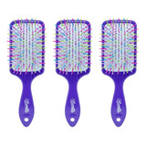 Kit C 03 Marco Boni Top Color Escova Raquete Cor Sort