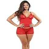 Kit C 03 Short Doll Baby Renda Luxo Sem Bojo Bianca SORTIDA GG 46 
