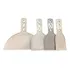 Kit C  04 Pc Espátula Plástica Dentada Lotus P  Resina Ou Massa