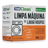 Kit C 06 Tabletes Limpa Maquina De Lavar Roupas Tabclean
