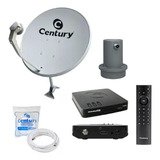 Kit C 1 Midabox B7 1 Antena Cabo 15m Lnbf Simples