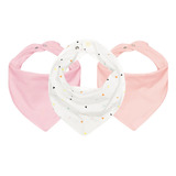 Kit C 10 Babador Bandana De Bebê Sortidos 100 Algodão