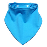 Kit C 10 Babadores Bandana Bebê Dupla Face Com 3 Regulagens