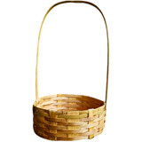 Kit C 10 Cesta De Bambu Fraldeira 15cm Decorativo Presente