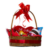 Kit C 10 Cesta Decorativo De Bambu Fraldeira 30 Cm Presente