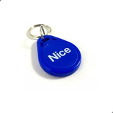 Kit C 10 Chaveiro Aprox Tag Rfid 125khz Linear Nice Azul