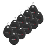 Kit C 10 Chaveiro Tag De Proximidade Rfid 125khz Control Id