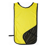 Kit C 10 Coletes Futebol Dupla Face Treino Jogo 1 Fit Cor Amarelo preto
