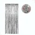 Kit C 10 Cortinas Metalizada Lisa Franja 2x1m Festa