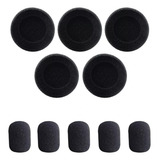 Kit C 10 Espumas Para Headset Logitech H110 H111 Top Premium