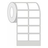 Kit C 10 Etiqueta Térmica 40x25 2 Colunas Mm Full Cor Branco