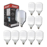 Kit C 10 Lâmpadas Led Bulbo 50w 6500k Luz Branca Avant Cor Da Luz Branco frio 110v 220v