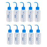 Kit C 10 Pissetas Almotolia Polietileno Graduado 500ml Silk