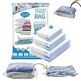 Kit C 10 Sacos à Vácuo Mix Economia De Espaço Proteção Contra Umidade Odores Mofo E Insetos Armazenamento De Roupas Em Geral Roupas De Cama E Banho Marca Bigzu