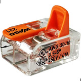 Kit C 10 Unidades Conectores Para Chuveiro 221 612 Wago
