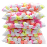 Kit C 100 Boia Pesca Lambari Tilapia Tamanho N5 3 1x2 1cm