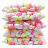 Kit C 100 Boia Pesca Lambari Tilapia Tamanho N6 3 8x2 6cm