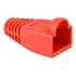 Kit C 100 Capas Protetoras P rj45 Cat5  Cat6 Vermelho