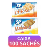 Kit C  100 Sachês Biscoito Comercial Sp   2 Sabores Sortidos