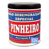 Kit C 12 Pasta Para Lavar Mãos Desengraxante Pinheiro 1kg