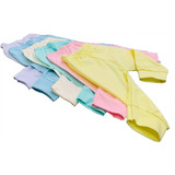 Kit C 12 Pçs Mijão Culote Sem Pé Para Bebe P M E G Algodão
