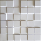 Kit C 12 Placas Revestimento Parede Alto Relevo Painel 3d