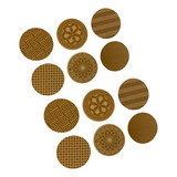 Kit C 12 Porta Copos Em Mdf Jogo Americano Suporte Descanso