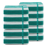 Kit C 12 Toalhas De Praia Piscina Gigante De Hotel 80x150cm