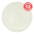 Kit C 12 Und Prato Refeição Plaza 25cm Redondo Melamine Yazi