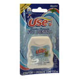 Kit C 12un Fio Dental Sabor Menta Multi benefícios 100m