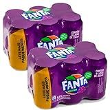 Kit C 12und Refrigerante Fanta Uva 350ml