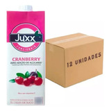 Kit C 12und Suco Funcional Juxx Cramberry Zero Açúcar 1l