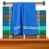 Kit C 15 Toalhas De Banho 65cm X 1 25m 270gm Masculina 