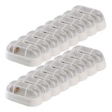 Kit C 16 Luminárias Arandela Tartaruga Externa Branca Grade