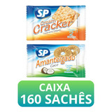 Kit C  160 Sachês Biscoito Comercial Sp   2 Sabores Sortidos
