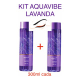 Kit C 2: Colônias Aquavibe Refrescante Lavanda 300ml