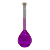 Kit C 2 Balões Volumétricos Fundo Chato 50ml Rolha Poli