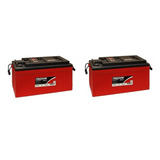 Kit C 2 Bateria Estacionaria Freedom Df4001 12v 240ah