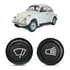 Kit C 2 Botões Painel Farol limpador Do Para Brisa Fusca 