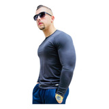 Kit C 2 Camiseta Masculina Manga Longa Proteção Uv