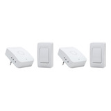 Kit C 2 Campainha Sem Fio Qualitronix Pilha tomada 52 T 