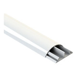 Kit C 2 Canaleta De Piso 58x17x2000mm Branca