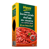 Kit C 2 Carne Bovina Curada Desfiada Carne Seca 400g Vapza