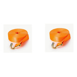 Kit C 2 Cintas De Amarração Sem Catraca 3 Ton 9m Robustec